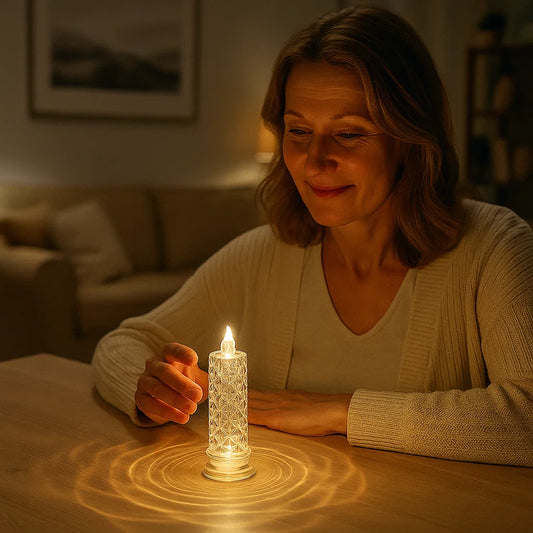 LED Kristall Kerzen Licht