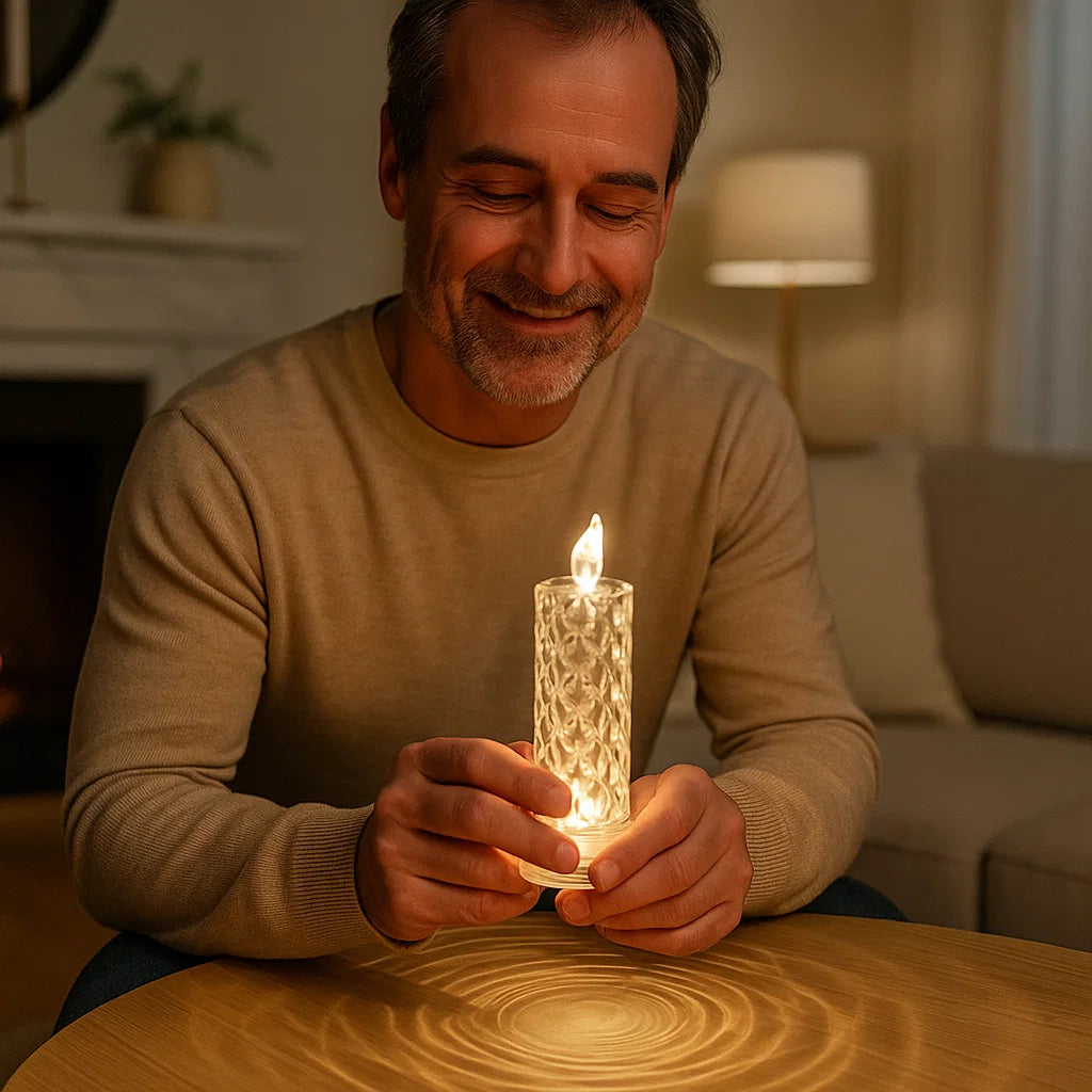 LED Kristall Kerzen Licht