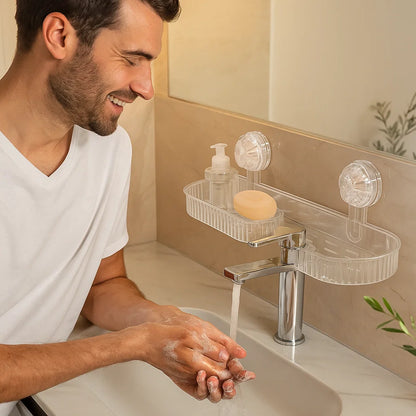 Saugnapf Waschbecken Ablage