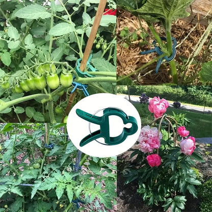 Gartenclip-Set – Pflanzenschlaufen für Pflanzenstützen und Gartenpflege