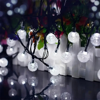 Solar Blumenlichterkette für den Garten