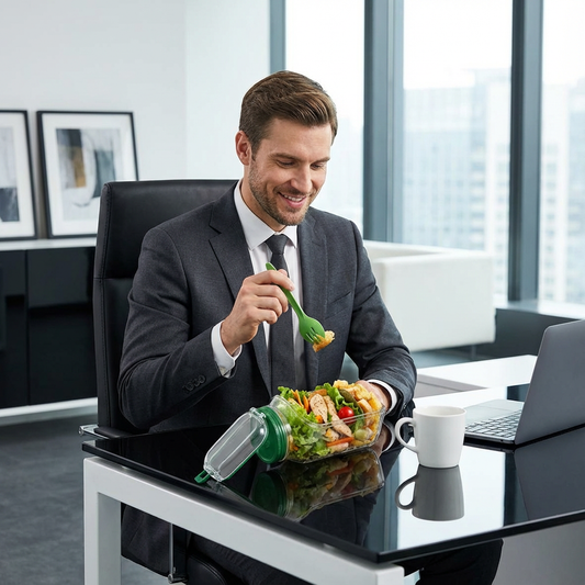 Jausenbox To-Go mit Seitenklappe – Auslaufsicher & Tragbar