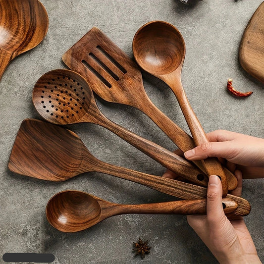 Küchenset aus Natürlichem Teak Holz