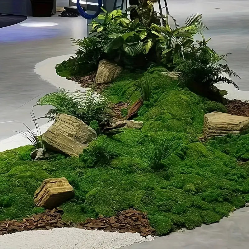 Moos-Überzug Stück – Moos Flocken Ornament für Dekoration und Landschaftsgestaltung
