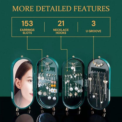 Elegante Schmuckaufbewahrungsbox mit Spiegel