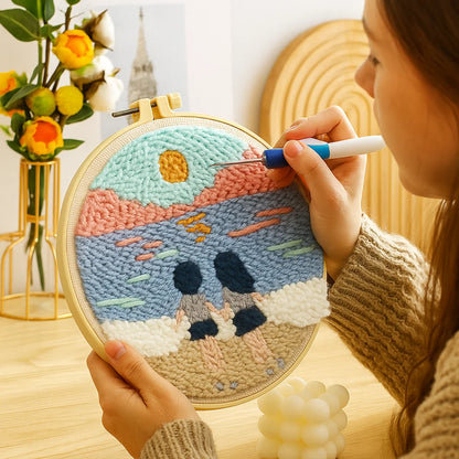 Entspannendes Stickset mit verschiedenen Designs
