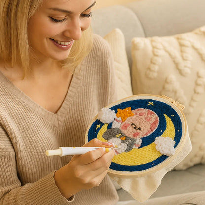 Entspannendes Stickset mit verschiedenen Designs