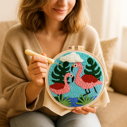 Entspannendes Stickset mit verschiedenen Designs