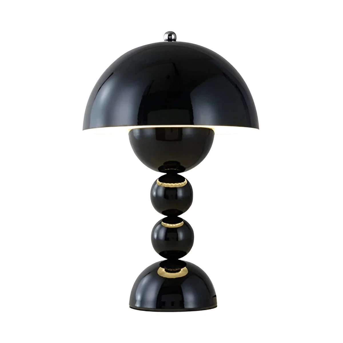 Moderne Tischlampe im Skandinavischen Design mit Goldakzenten