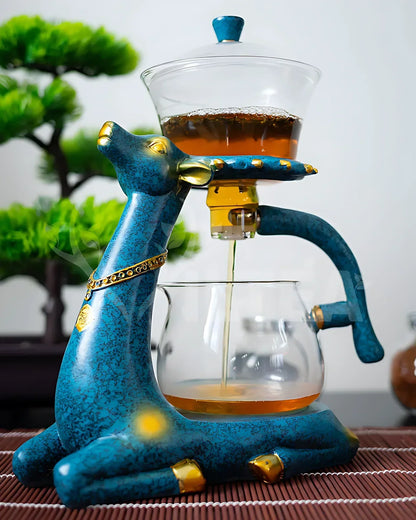 Kunstvolles Teebrenn-Set Mit Tiere Design – Exklusives Tea Brewer Für Einen Stilvollen Teetrinkgenuss