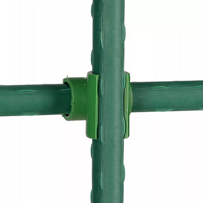Pflanzenstützclip für Gartenzäune – Praktische Cliphalterung für Stangen und Netz