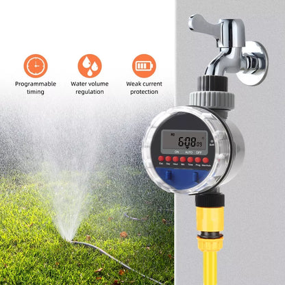 Digitale Bewässerungsuhr mit LCD-Display – Automatische Gartenbewässerung für Pflanzen
