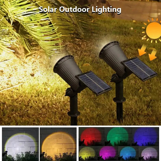 LED Solar Spotlight Lichter für den Garten