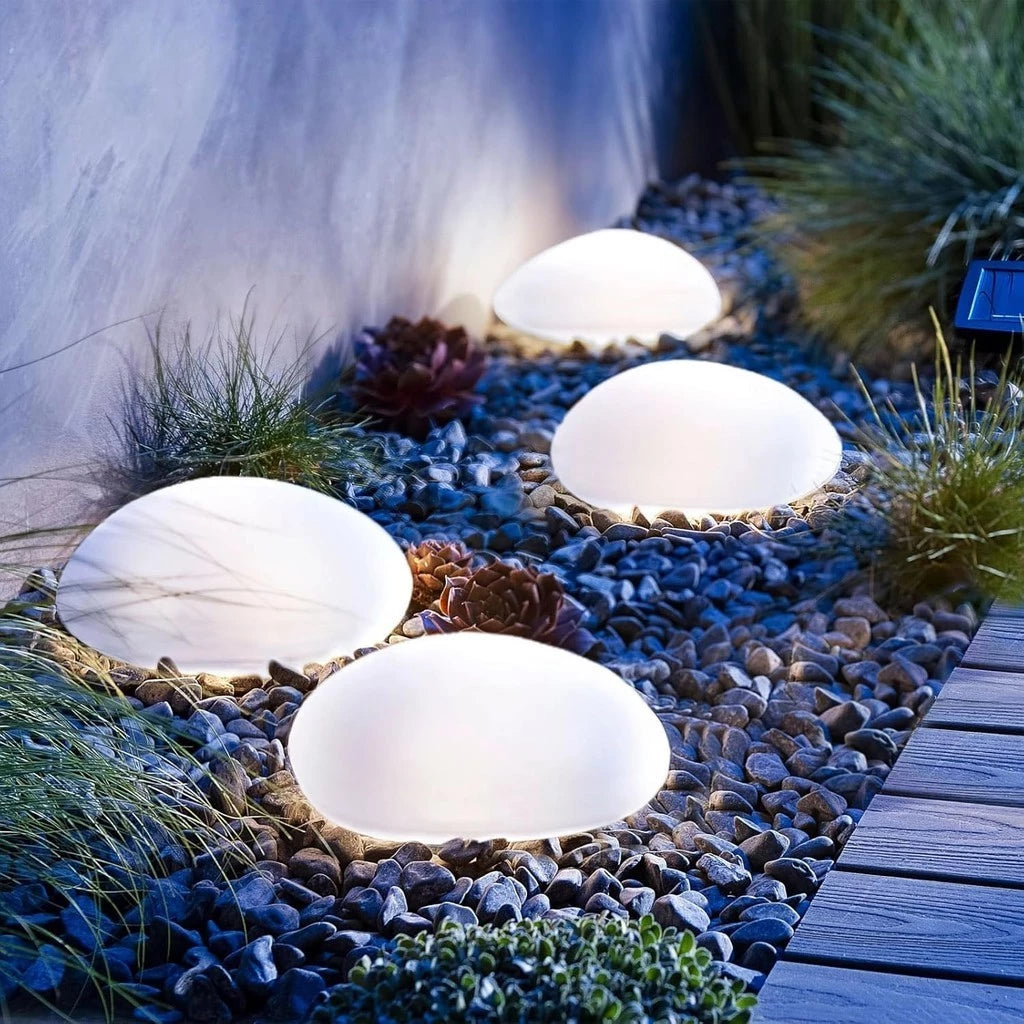 Solar Kieselstein Lichter für den Außenbereich