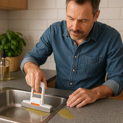 Handfreier Mini-Schwamm-Mopp – Saugstarker Allzweck-Reinigungsmopp für Küche, Bad & Auto