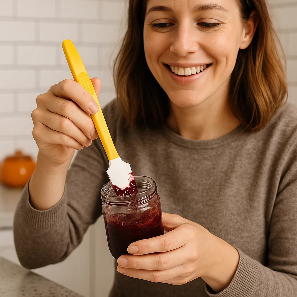 Multifunktionale Hitzebeständige Mini Spatel aus Silikon