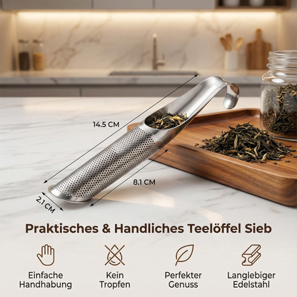 Praktisches und Handliches Teelöffel Sieb