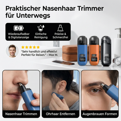 Praktischer Nasenhaar Trimmer für Unterwegs