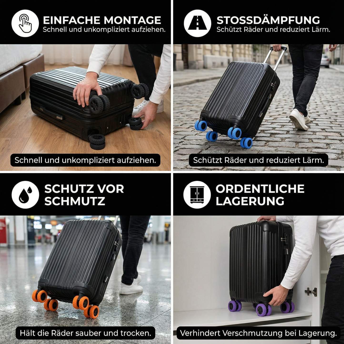 Rollenschutz für Koffer