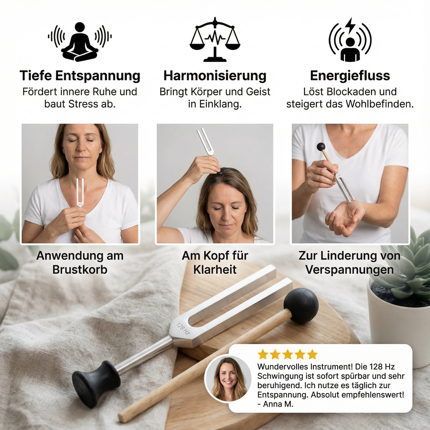 128 Hz Heil und Klang Instrument