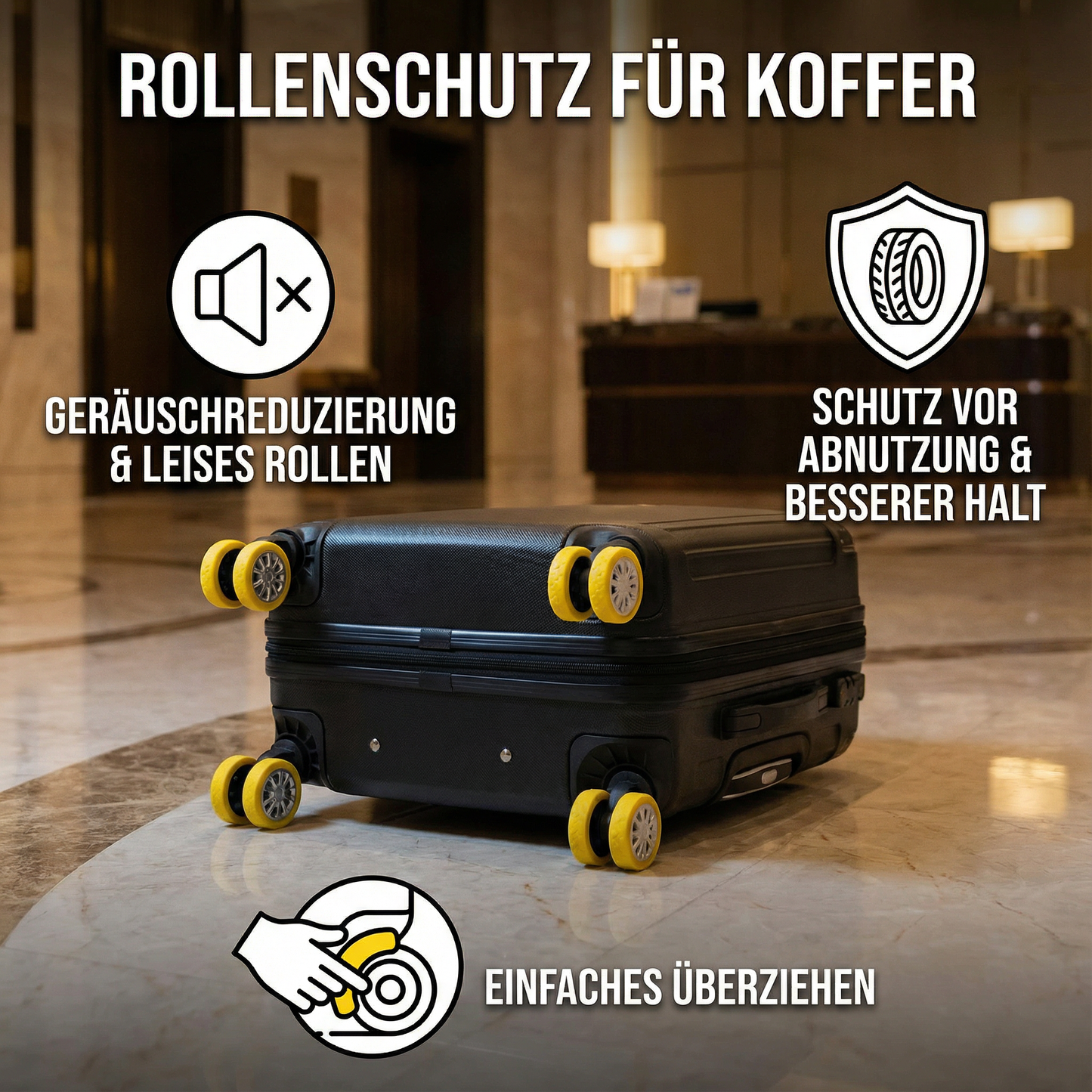 Rollenschutz für Koffer