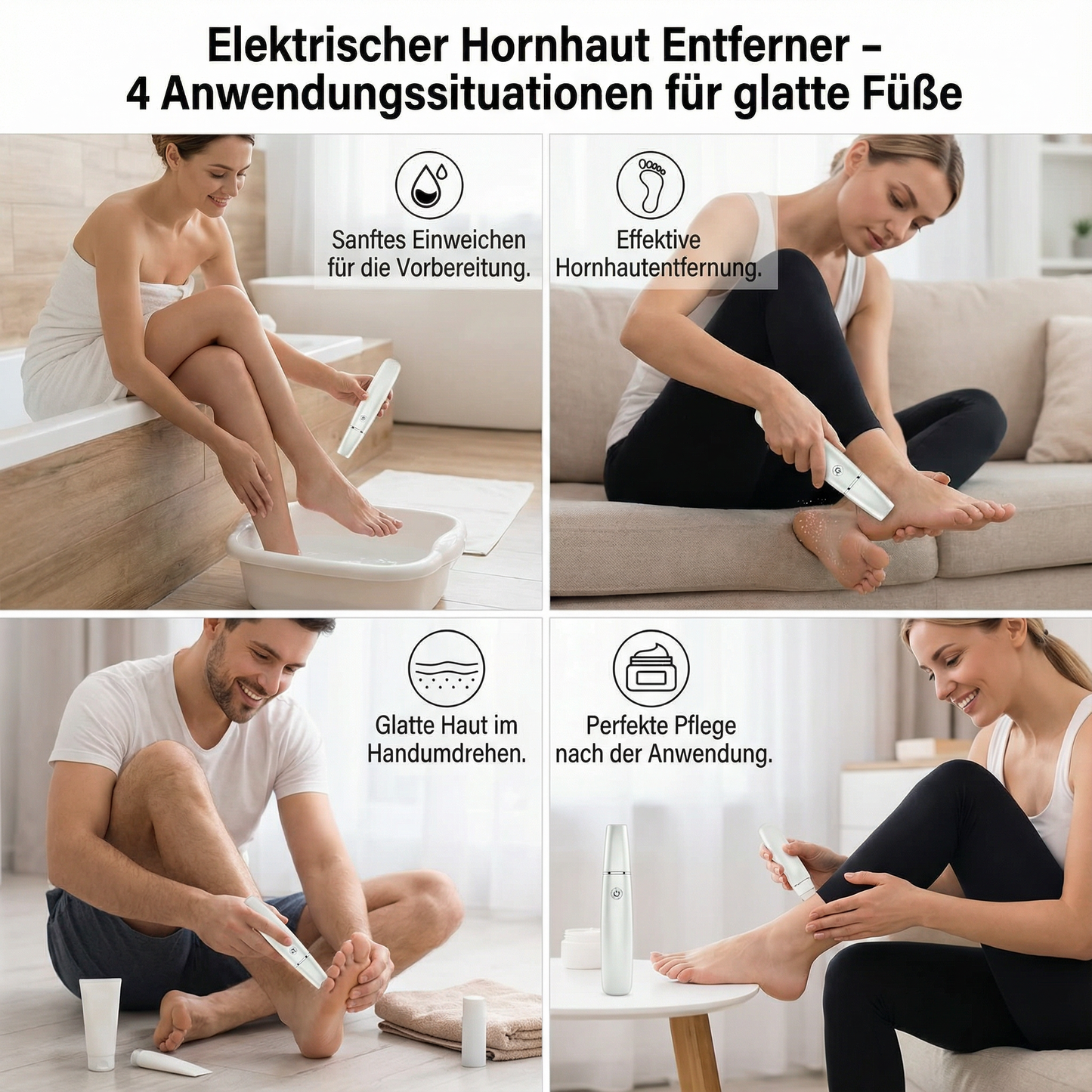 Elektrischer Hornhaut Entferner für die Füße