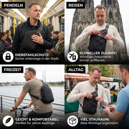 Anti Diebstahl Designer Umhängetasche