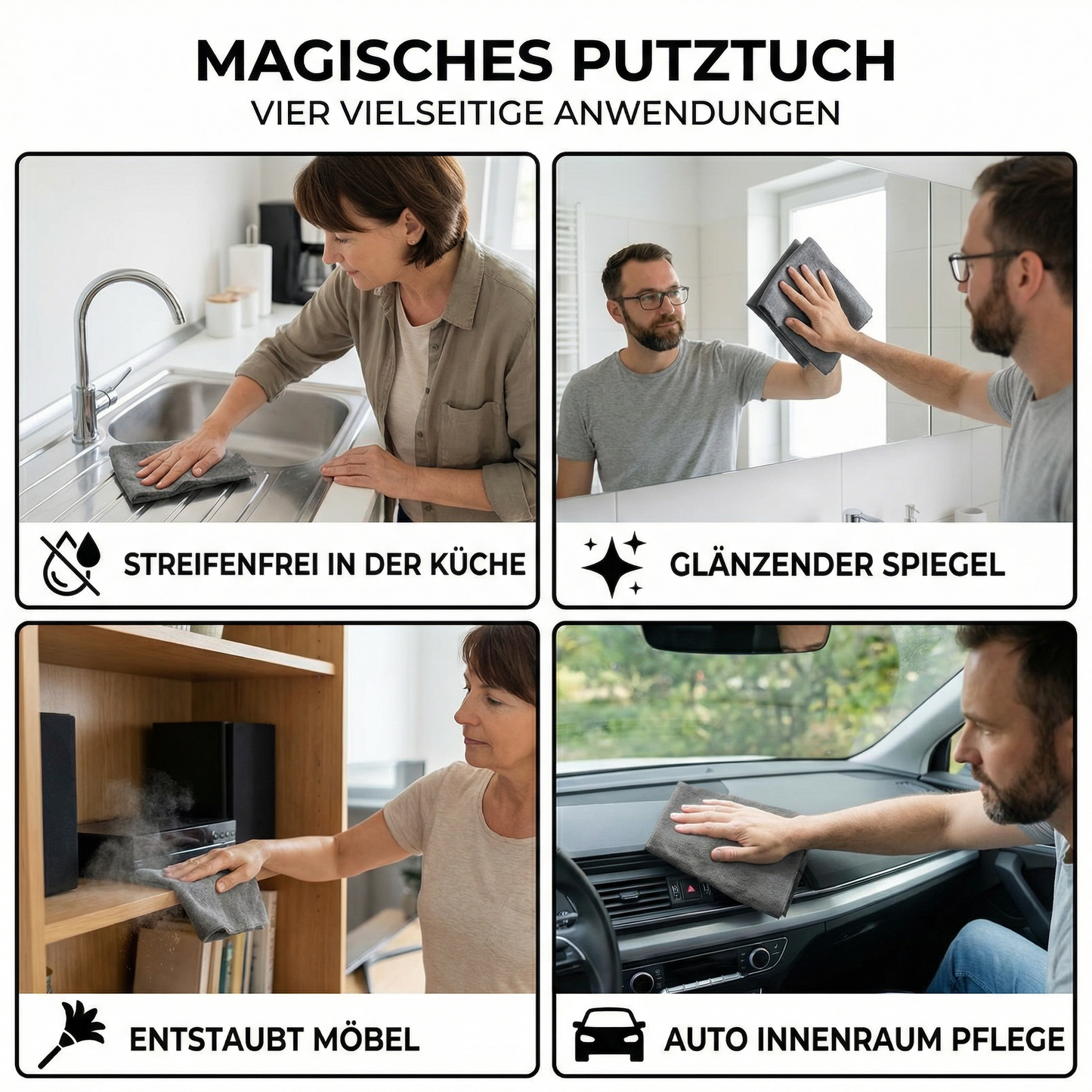 Magisches Mikrofaser Putztuch