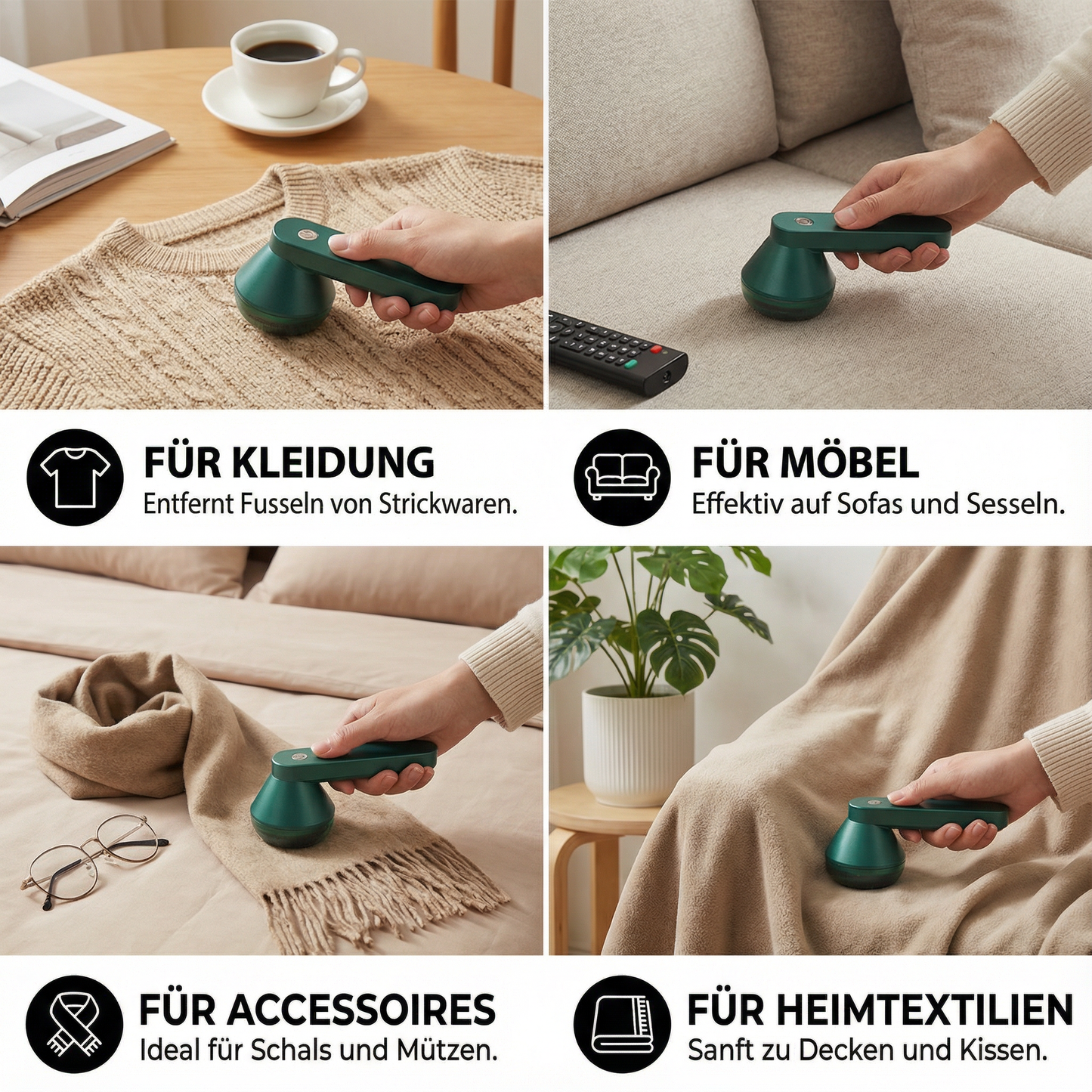 Elektrischer Fussel Entferner