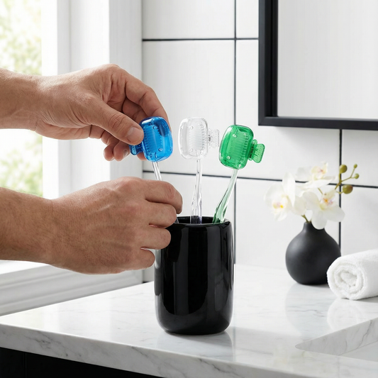 Zahnbürsten Abdeckung 3er Set