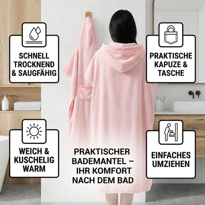 Praktischer Bademantel
