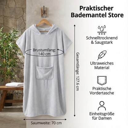 Praktischer Bademantel