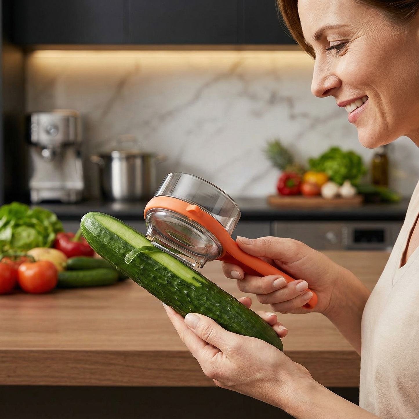 Praktischer Gemüse Schäler