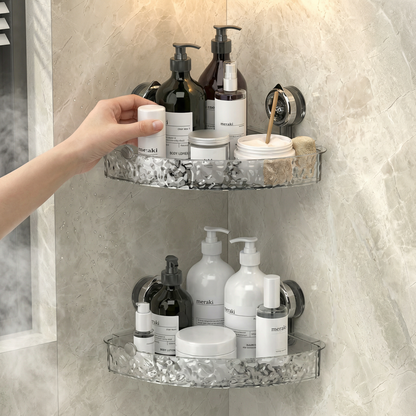 Badezimmer Saugnapf Eck-Regal