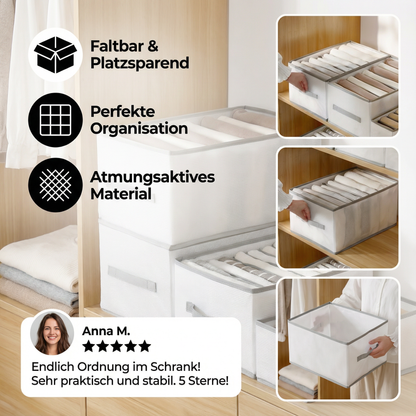 Faltbare Kleider Organisationshilfe Box mit Fächern