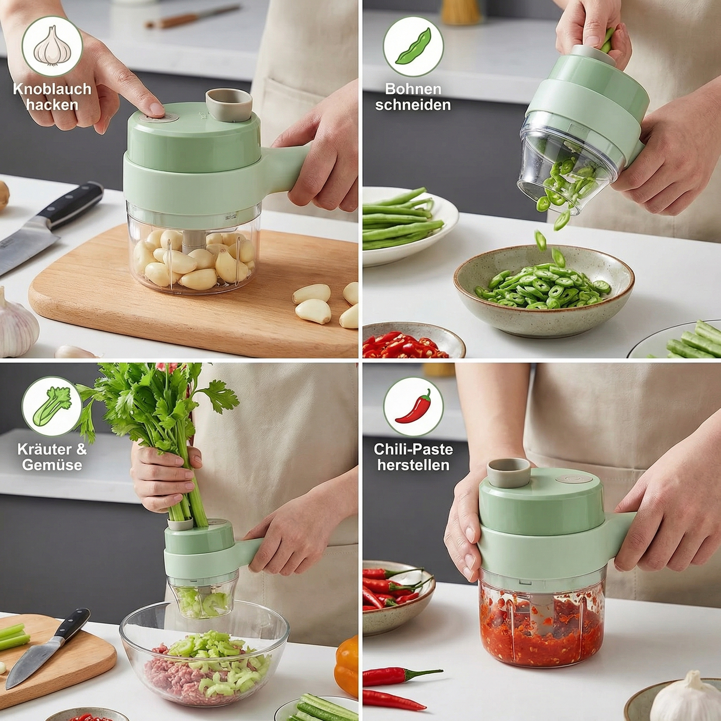 Elektrischer Gemüse Schneider