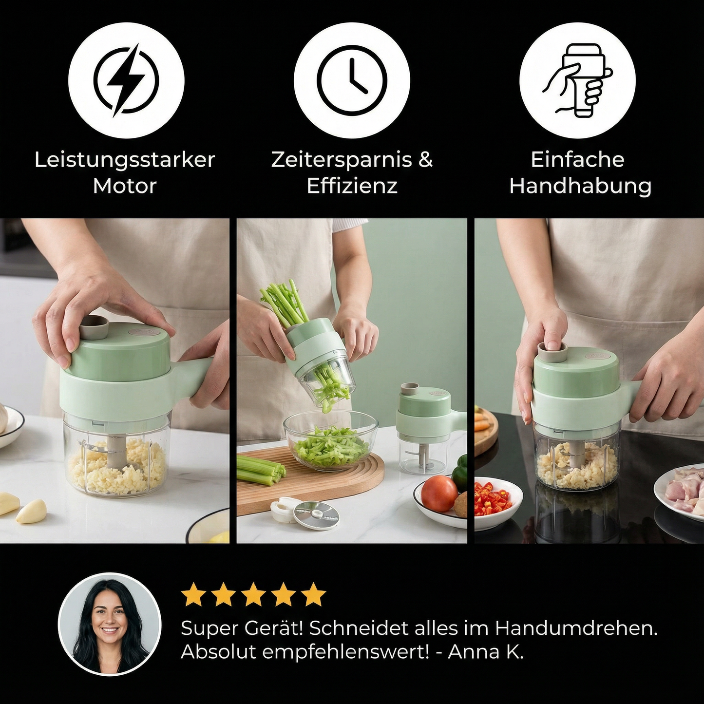 Elektrischer Gemüse Schneider