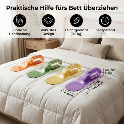 Praktische Hilfe fürs Bett Überziehen