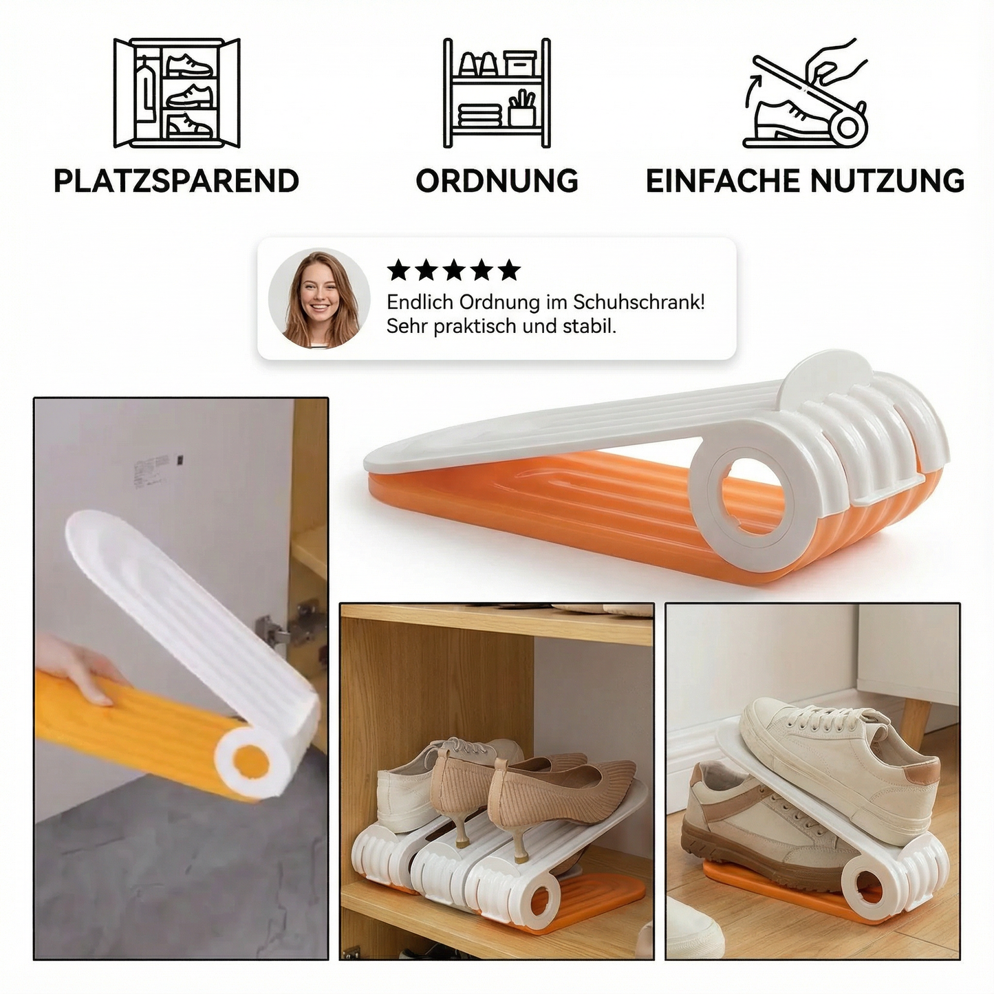 Schuh-Organizer Praktische Schuhkasten Hilfe