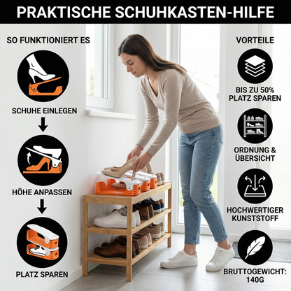 Schuh-Organizer Praktische Schuhkasten Hilfe