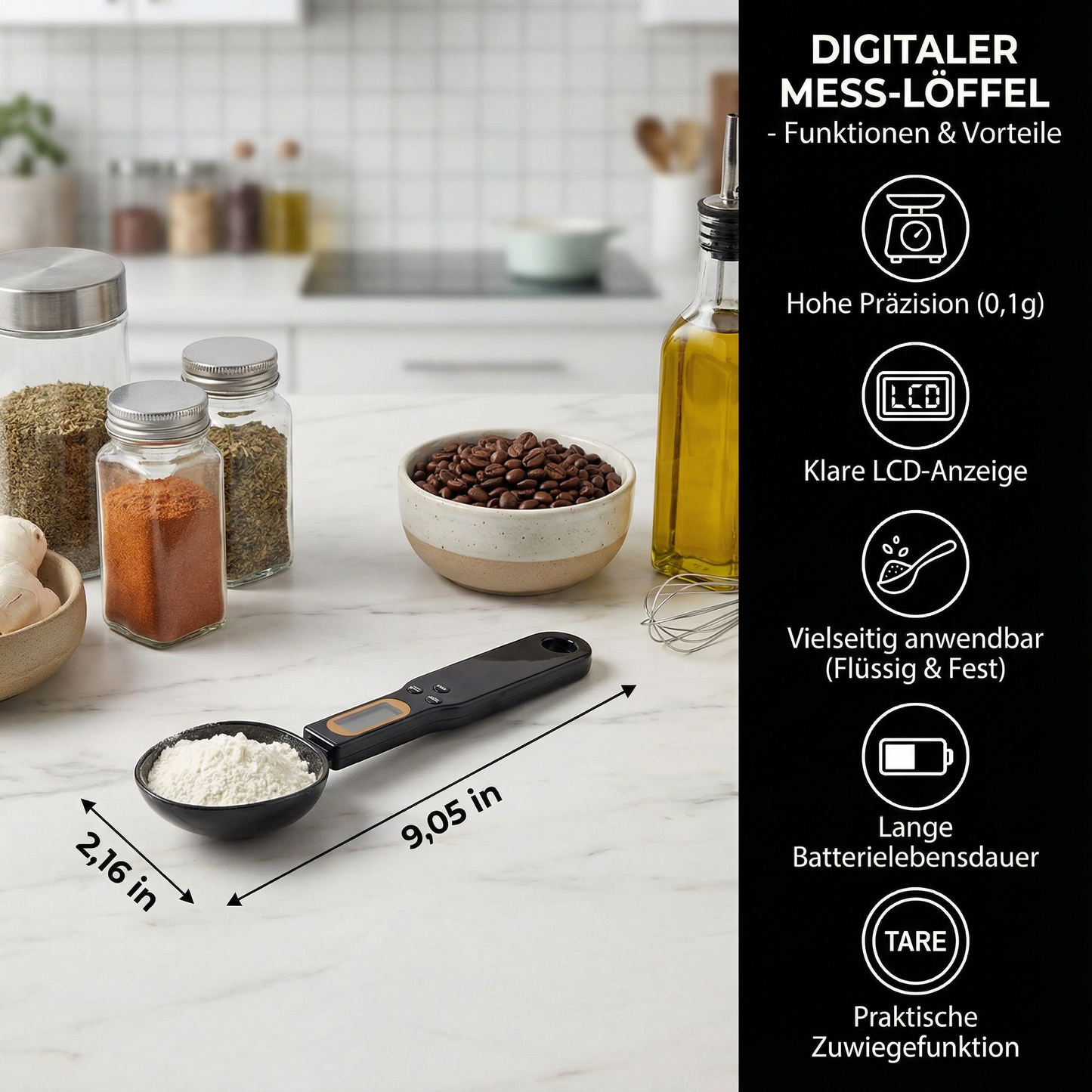 Digitaler Mess-Löffel