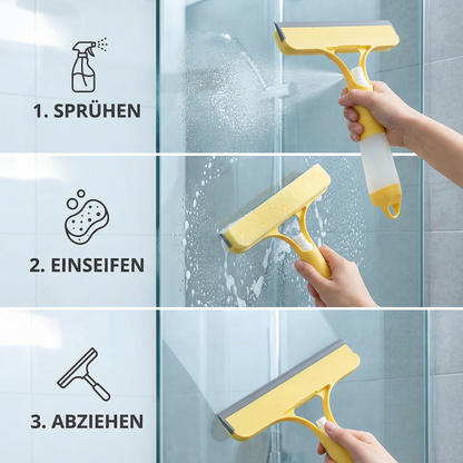 3in1 Multifunktions Glas Putzstab